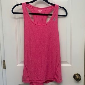 Reebok Small Hot Pink Racerback Workout Top